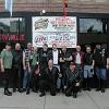 On Saturday, May 28, Larry hosted a Hot Boots - party at the Cell Block for users of his web site. -  Here is the group that gathered for dinner before the party.