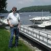 Sunday, June 5 - Larry on the shore of Lake Winnipesaukee near Alton Bay, New Hampshire
