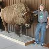 After a snack in the Wall Drug cafe, Bill found a friend in the back yard picnic area.