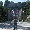 Mt. Rushmore National Memorial - There's a flag for every state in the United States.