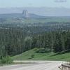 Sunday, June 19 - In the distance you see Devils Tower at Devils Tower National Monument, Wyoming.