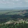 As Highway 14 climbs into the Bighorn Mountains, we get some great views of the valley below.