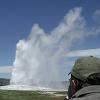 Old Faithful erupts about every hour and 10 minutes with regularity.