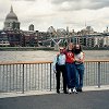 Jeremy, Bill and Adam - next to the new Millennium Bridge
