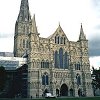 Wide view of Salisbury Cathedral