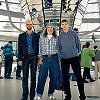 Here we see Frank and Guido with Bill - in the lobby of the Reichstag