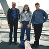 Frank, Bill and Guido up on the observation deck