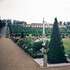 A view of the vineyard and garden - looking back toward the palace