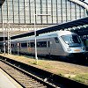 While waiting for our train at Hamburg Station - this sleek new train pulled in