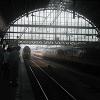 Waiting for our train to Utrecht to visit Michael and Nicholas.