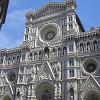The front of the Duomo -- this cathedral - has the third largest nave of Christiandom.
