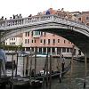 The Scalzi Bridge across the Grand Canal. - That's Bill up there in the blue jacket.