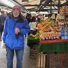 We stopped for drinks as we passed through the Venice fish and produce market.