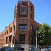 We found this to be an interesting looking building -- - it's the headquarters for the telephone company.