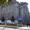 Berlin's famous department store KaDeWe with 9 floors of expensive - merchandise, including clothes, toys, electronics and fine food shops.