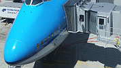 This is the KLM 747-400 that took me over Canada, Greenland - and Iceland and then across the north Atlantic to Amsterdam.