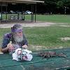 He used the bottom of his Coke bottle as a nut crusher.