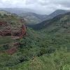 Hanapepe River Canyon as seen from a roadside overlook.