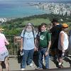 Bill and Larry from atop the crater.