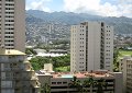 This is the view from our room looking out at the hills to the north.