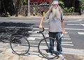 This is what they use for bicycle racks in Honolulu... cute!