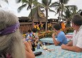 Prior to dinner they put on a show of Hawaiian dancing for us.