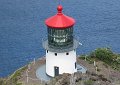 A close up shot of the lighthouse.