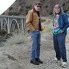 Larry and Bill at another bridge further south