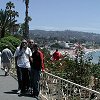 Just outside where we had Wednesday brunch in Laguna Beach - Bill, Norman, and Art