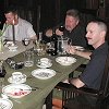 Around table clockwise: Dick, Carl, John and Robert