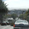 And we are home.  San Francisco's fog rolls - over Twin Peaks as we roll into town.