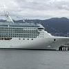 Saturday, July 12 - Large ocean liner at Canada Place pier in Vancouver, BC