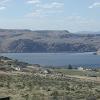 Approaching Grand Coulee Dam from its upstream side