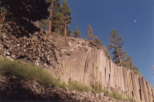 Side of postpiles