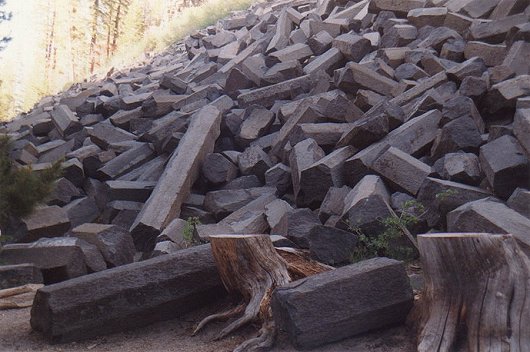 Talus pile