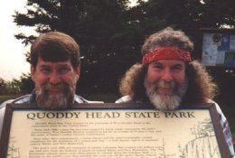 Larry (left) and Bill (with bandanna)