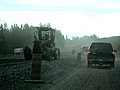 This is the Trans-Canada Highway... under construction