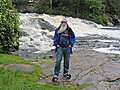 This is Nestor Falls in the town of Nestor Falls, Ontario.