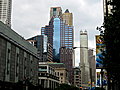 Looking north along Michigan Avenue, the 'Miracle Mile'