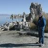 The tufa extends for several miles along the lake