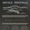 We visit Devil's Postpile. - This sign explains the phenominon.