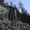 The postpiles from below