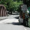 One lane bridge in Downieville