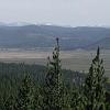 A view of the Sierra Mountains in the distance as we head for Portola