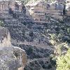 You can see the trail ahead of us on the left and then further down the canyon.