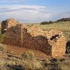 Wupatki National Monument north of Flagstaff, Arizona. - Some of the structures have been rebuilt by the park service. - Other structures have only been stabilized to protect them.