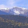 Snow has already dusted the peaks.