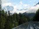 Some high peaks of the Canadian Rockies in eastern British Columbia. 