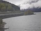 Passing between Highway 16 and Moose Lake east of Red Pass, BC.