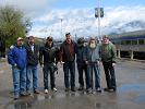 Some of our group, l-r: Ed, Tom, Iain, Tom, Eric, Bill and Larry